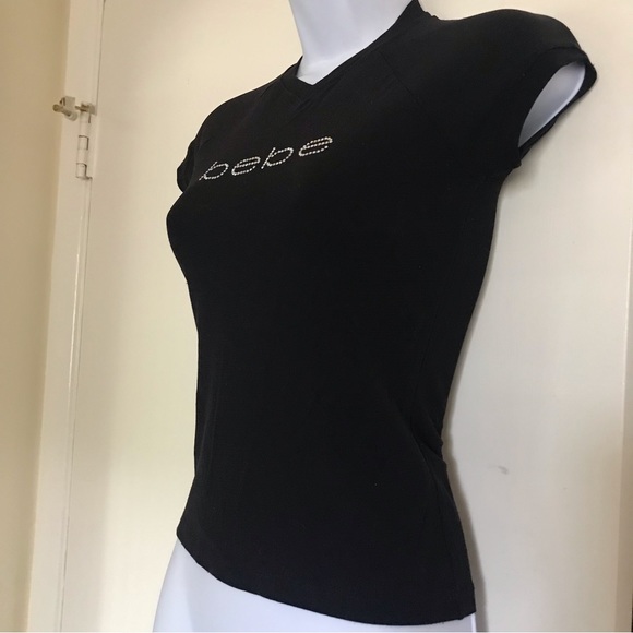 bbsp bebe ,size M , black short sleeves woman’s top - Picture 6 of 15